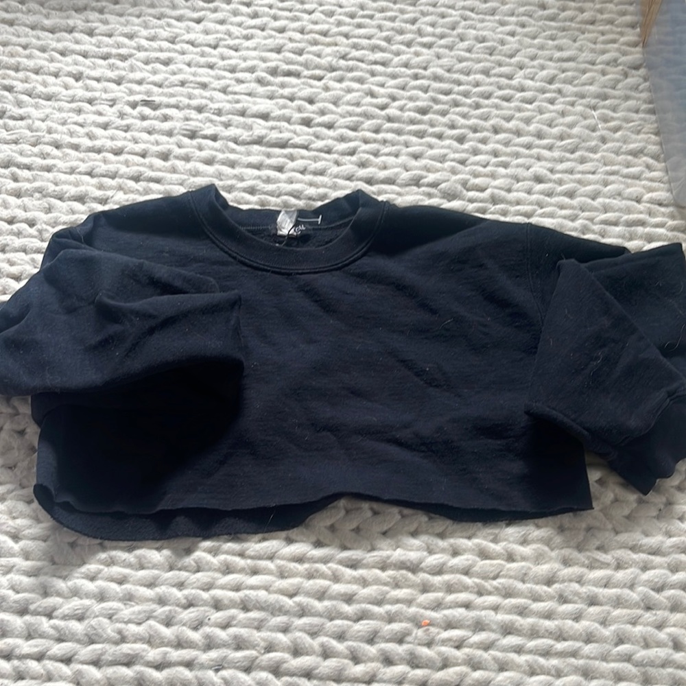 Nasty gal vintage crop sweatshirt